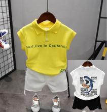 Summer kids clothes new style Toddler Kids Baby Boys T-Shirt  + shorts Casual 2pcs Outfit Clothes Set for baby sets 2-6years 2024 - buy cheap