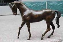 Estátua do cavalo colecionável bi002217, estátua de bronze do tibete 2024 - compre barato