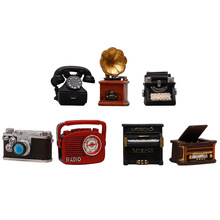 Retro Furniture Resin Telephone Camera Model Creative appareil Cabochon Photo Props Home Decoration Crafts Gifts 2024 - buy cheap