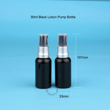 Bomba de aceite esencial para loción, botella de vidrio de 30ml, 1oz/ 30cc, repuesto de perfume para, color negro, 10 unids/lote 2024 - compra barato