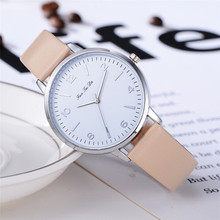 Женские часы с кожаным ремешком, аналоговые кварцевые наручные часы, # D, 2019 2024 - купить недорого