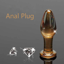 Pyrex Anal Plug Large Big Glass Crystal Butt Plug Sex Toys Men Gay Prostate Massage Female Male Masturbation Wand Anal Dildo 2024 - buy cheap