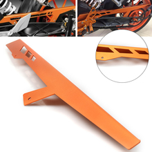 CNC-Accesorios de motocicleta de aluminio, Protector de cadena naranja para RC 125, 200, 390, 2011, 2012, 2013, 2014, 2015, 2016 2024 - compra barato