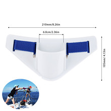 Boat Adjustable 8.26inch Plastic Stand Up Fishing Fighting Waist Belt Strap Abdomen Support Belly Protect Belt Fishing Rod Stand 2024 - buy cheap