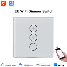 Tuya EU WiFi LED Dimmer Switch 220V Dimming Panel Switch Connected To Alexa Google Home Voice Control Dimmer For LED Lamps 2024 - buy cheap