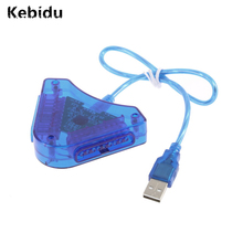 Kebidu-Convertidor para mando a distancia PS2, Cable Adaptador convertidor de reproductor Dual USB para Playstation 2, PC 2024 - compra barato