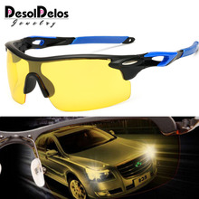 Gafas de sol de visión nocturna para hombre, gafas de sol de conducción para Conductor, antiniebla, antideslumbrantes, UV400 2024 - compra barato