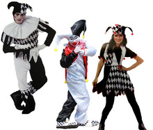 Man's  Halloween Costumes the circus clown Costumes Cosplay game uniforms Sexy woman clown Funny clothes Performance Costumes 2024 - buy cheap