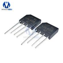 5PCS Diy Electronic KBL608 800V 6A Diode Bridge Rectifier Single Phase Bridge Rectifier KBL-608  High Temperature Soldering 2024 - buy cheap