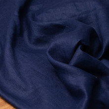 Высококачественная однотонная льняная ткань фиолетового и синего цвета tissu высококачественные платья, платья, брюки, рубашки и куртки из ткани 2024 - купить недорого