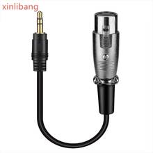 3.5mm 1/8 Male Plug To XLR Female Socket Adapter Converter Extension Cable Cord - 6 inch 2024 - buy cheap