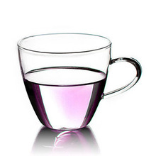 4PCS/LOT 150ML heat resistant glass material handle tea cups single layer cup OS 0067 2024 - buy cheap