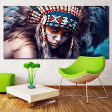 HD Prints Modern Wall Art Painting Girl Beauty Portrait Pictures Prints on canvas No frame Home Decor For Living Room 2024 - buy cheap