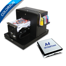 Colorsun A4 планшетный принтер футболка принтер планшетный принтер футболка печатная машина с держателем футболки 2024 - купить недорого