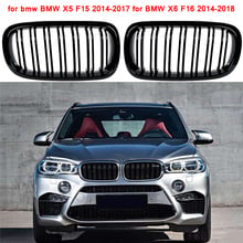 For BMW F15 grille  line front replacement kidney grill gloss black BMW for X5 F15 2014-2017 for BMW X6 F16 2014-2018 2024 - buy cheap