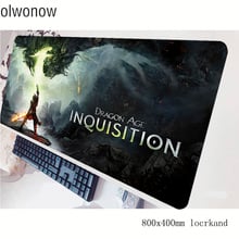 dragon age mouse pad gamer 80x40cm gaming mousepad Domineering notbook desk mat Beautiful padmouse games pc gamer mats gamepad 2024 - buy cheap