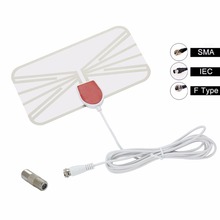 4K 1080P Indoor HD Digital TV Antenna 50miles HDTV Transparent Antena DVB-T VHF UHF ATSC Signal Receiver TV Aerial 2024 - buy cheap