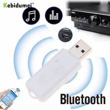 Kebidumei azul receptor de áudio v2.1, portátil, sem fio, usb, bluetooth, kit dongle para carro, casa, alto-falante, para iphone 2024 - compre barato