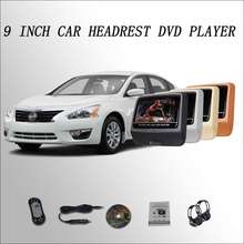 BigBigRoad Car Headrest Monitor Digital LCD Screen 2*9" DVD Player With USB / SD / IR / FM SPEAKER GAME HDMI For Nissan Altima 2024 - buy cheap
