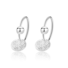 NBSAMENG 100% de Plata de Ley 925 Plata pequeña Simple oblea encanto, pendientes para las mujeres joyería de moda regalo evitar alergia 2024 - compra barato