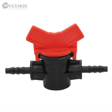 MUCIAKIE 1PC Garden 1/4" Barb Coupling Pipe Water Hose Switch Plastic Valve 4/7mm Tap Hose Connector Drip Irrigation Fittings 2024 - buy cheap