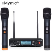 IU-612 PLL UHF Wireless Microphone System 2 way 100 Channels Metal Handheld Wireless Mic Karoke KTV Party Dynamic Microphone 2024 - buy cheap