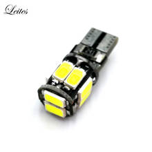 Leites 2pcs high quality products T10 led car light W5W car lights 5630 10SMD auto led lamp bulb led t10 canbus 2024 - buy cheap