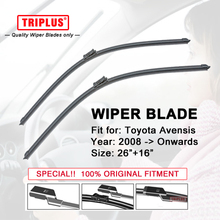 Wiper Blade for Toyota Avensis T270(2008-Onwards) 1set 26"+16", T270 Sedan Hatchback Wagon Flat Aero Wipers Blades 2024 - buy cheap