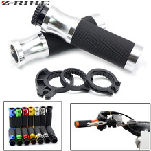 7/8" 22mm Universal Motorcycle Handle Grips CNC Aluminum+Rubber For honda 125 200 390 RC125 RC200 RC399 2024 - buy cheap