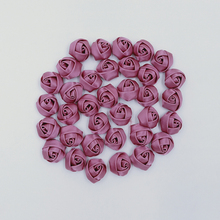 50Pieces/Bag Dusty Pink Roses Handmade Little Size 2.5CM Satin Rose Ribbon Flowers Hand DIY Wedding Bouquet Flower Accessories 2024 - buy cheap