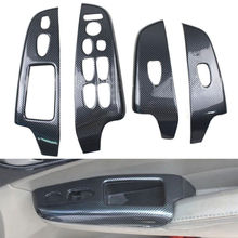 For Honda Civic 2006 2007 2008 2009 2010 2011 4x Carbon Fiber Color Door Window Lift Buttons Cover Trim Car Styling Accessories 2024 - buy cheap