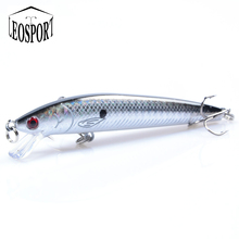 LEOSPORT 1PCS 10cm 8.5g Artificial Floating Minnow Lure Tight Shot Fishing Lures Hard Bait Tackle 3D Fish Eyes Hot Sale 2024 - buy cheap