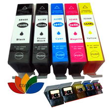 5 Compatible cartridges for HP 364 XL WITH CHIP for Photosmart 5510 5514 5515 5520 5522 5524 6510 6520 7500 7510 Printer inks 2024 - buy cheap