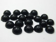 2000 Black Half Pearl Bead 4mm Flat Back Round Gems Scrapbook CraftCraft 2024 - buy cheap