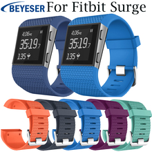 Pulseiras de relógio de silicone para fitbit, pulseira de relógio inteligente de substituição para fitbit surge, acessórios de relógio esportivo 2024 - compre barato