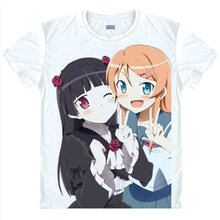 Oreimo T-Shirt Ore no Imoto Shirt Fast Drying T-shirts anime costume summer t-Shirts lolita anime cosplay white cute Clothes a 2024 - buy cheap