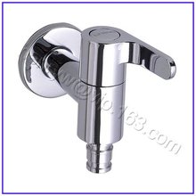 L15371 - Wall Mounted Chrome Color Brass Material Half Inch Cold Water Bib Faucet 2024 - buy cheap