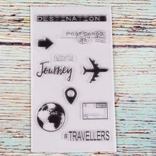Destination Transparent clear stamp for DIY Scrapbooking/Card Making/Kids Christmas Fun Decoration Supplies 2024 - buy cheap