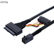 Cables y conectores de ordenador HDD, Cable HD mini-sas (SFF-8643) a U.2 (SFF-8639) para soporte SSD NVMe de 2,5 pulgadas, INTEL 750 U.2 SSD 2024 - compra barato