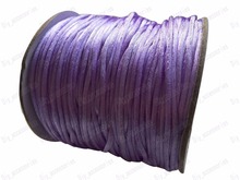 1.5mm Lavender Rattail Satin Nylon Cord Chinese Knot Beading Cord+Macrame Rope  Bracelet Cords Accessories 80m/roll 2024 - buy cheap