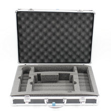 Портативный алюминиевый микрофон, ящик для инструментов, ударопрочный чехол с губкой 2024 - купить недорого
