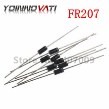 100PCS/Lot New FR207 fr207 Rectifier Diode 2A 1000V DO-15 Wholesale Electronic 2024 - buy cheap