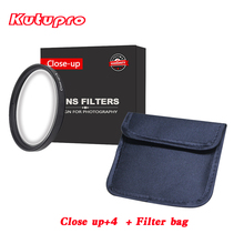 kutupro close up+4  filter bag 2in1 40.5mm 49mm 52mm 58mm 62mm 67mm 72mm 77mm for canon sony nikon camera 2024 - buy cheap