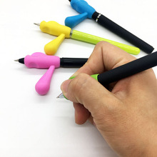 Suporte de caneta de escrita para crianças, 4 unidades, caneta, auxílio à escrita aperto crianças aprendizagem postura de silicone dispositivos de correção 2024 - compre barato