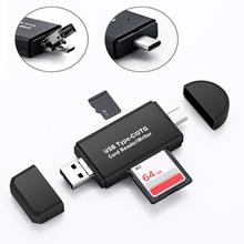 New 3-in-1 Type-C USB 2.0 Micro-USB TF SD High Speed Memory Card Reader OTG Adapter 2024 - buy cheap