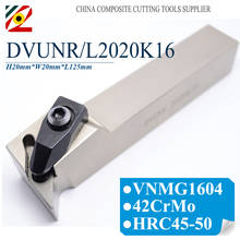 EDGEV Tool Holder DVUNR2020K16 DVUNL2020K16 DVUNR DVUNL CNC Metal Lathe Accessories External Turning Toolholder For VNMG160404 2024 - buy cheap