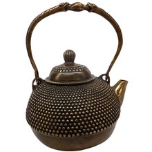 bronze brass ornaments special offer pure kettle pot teapot Home Furnishing decorative crafts gifts antique collection 2024 - купить недорого