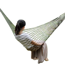 Jardim portátil náilon hammock balanço pendurar malha net dormir cama caça dormir balanço única pessoa adulto móveis 2024 - compre barato