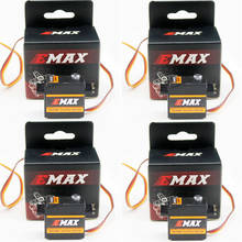 4Pcs EMAX ES09MD Dual-bearing Metal Gear Digital Servo For RC Helicopter Plane 2024 - buy cheap