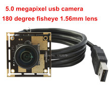 2592X1944 5.0megapixel Wide angle USB Video Surveillance camera board 1.56mm Fisheye lens CMOS OV5640 usb webcam module 2024 - buy cheap